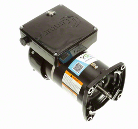 1.30/1.30 HP VGreen Pump Motor 48Y Frame Square - 115/230 Volts - TEFC