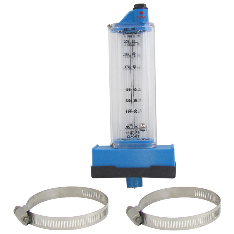 Pool Flowmeter for 2-1/2 Inch Pipe - 70 to 240 GPM