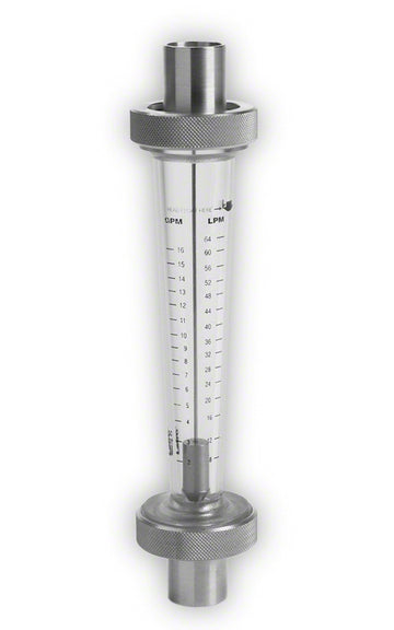 Small Body Flowmeter 3/4 Inch Brass Sweat End 2 to 16 GPM