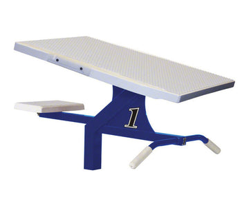 Velocity Long Reach Rear Mount Starting Platform - Sand Tread Single Post - No Anchor