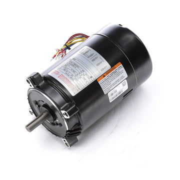 1-1/2 HP Pump Motor 56C Frame - 1-Speed 3-Phase 208-230/460 Volts