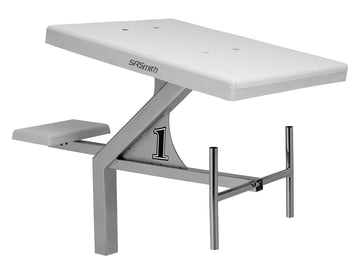 Legacy Standard Rear Mount Starting Platform - Sand Tread Single Post - No Anchor