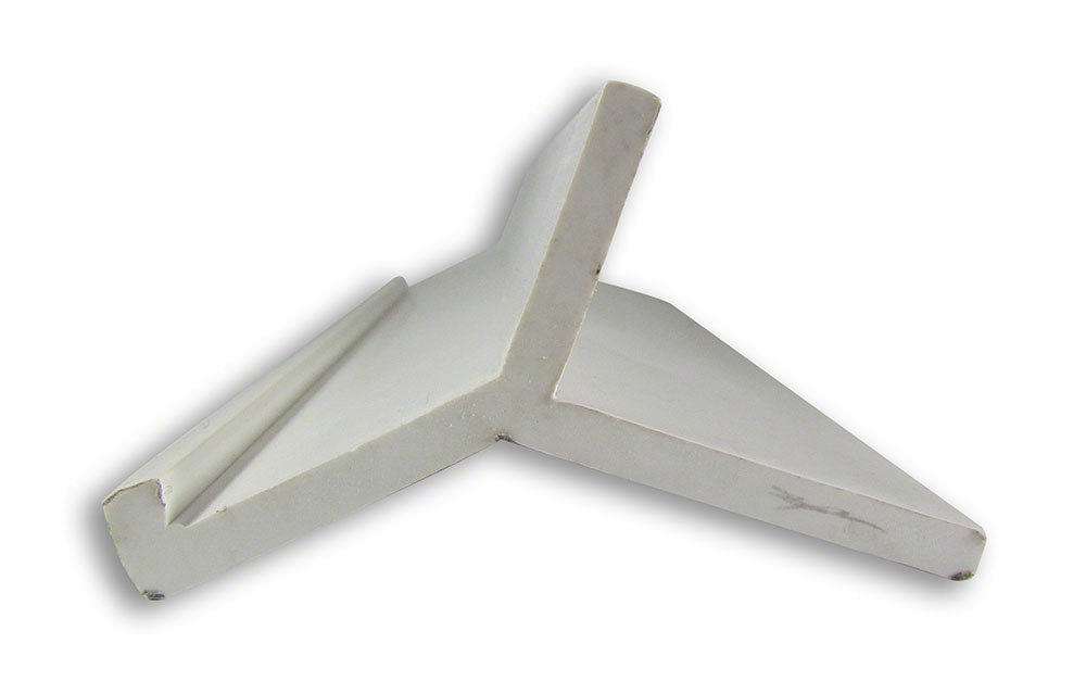 Curb Angle Edging With Tail - Bone - Sold Per Foot - Must Order in 10 Foot Increments