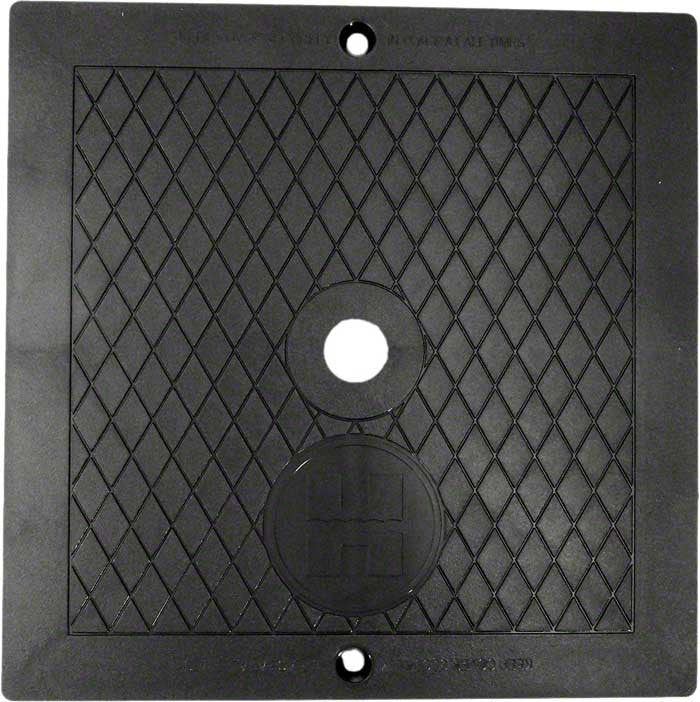 SP1080 Square Skimmer Lid - 10 x 10 Inches - Black