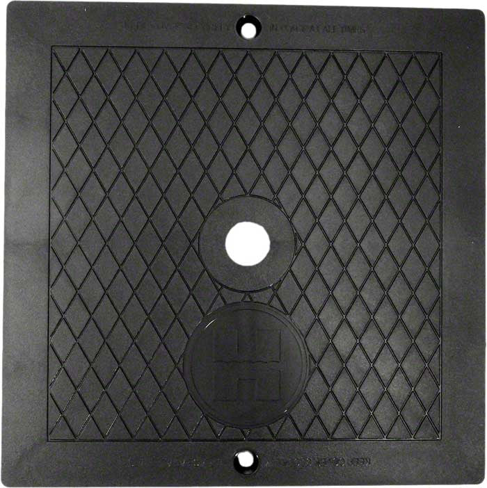 SP1080 Square Skimmer Lid - 10 x 10 Inches - Black
