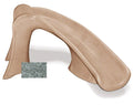 Cyclone Water Slide - Right Turn - 3 Feet - Gray Granite