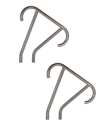 Meridian Designer Series Pool Hand Rails - 1.90 x .065 Inches - Pair - Marine Grade
