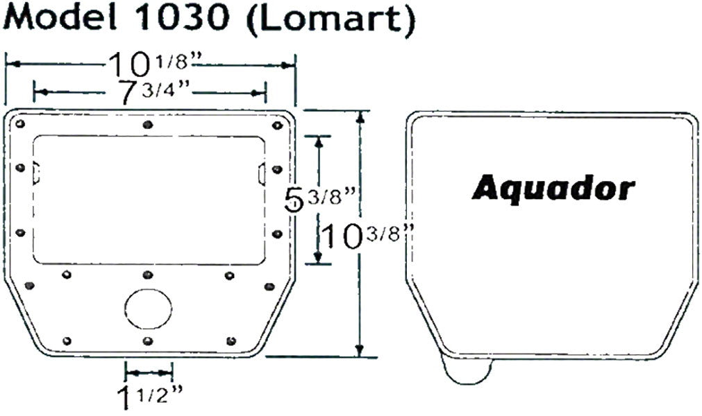 Aboveground Lomart Style Aquador Winter Skimmer Lid Replacement