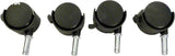 Locking Casters for Blanket Handler BL-IGEW 2 Inches - Set of 4