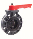 Wafer-Type PVC Lever Butterfly Valve S-650 - 3 Inch