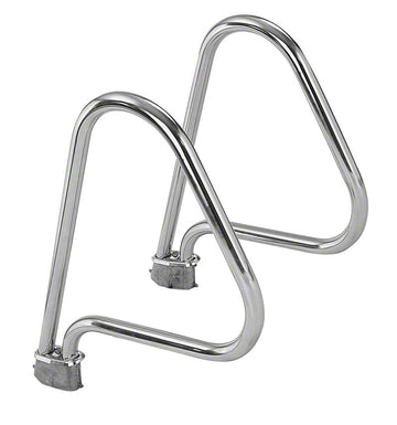 Commercial 24 Inch Ring Rails - 1.625 x .065 Inches - Pair