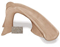Cyclone Water Slide - Right Turn - 3 Feet - Sandstone