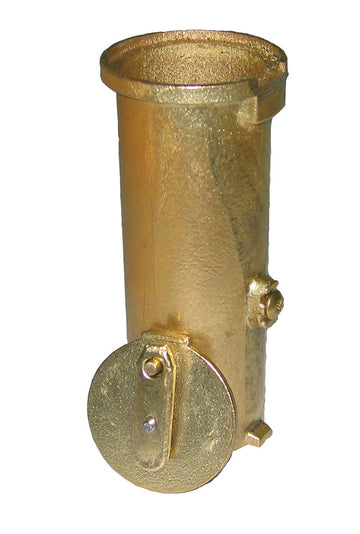 Bronze Anchor Socket 6 Inch Stanchion Tamper Proof With Cap