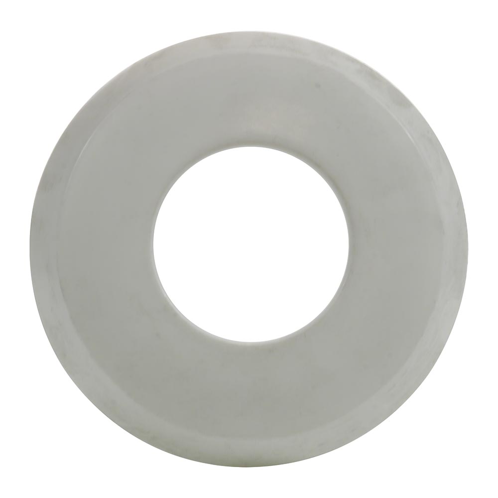 Plastic Escutcheon Plate 4.5 Inches - 1.90 Inch O.D. - White
