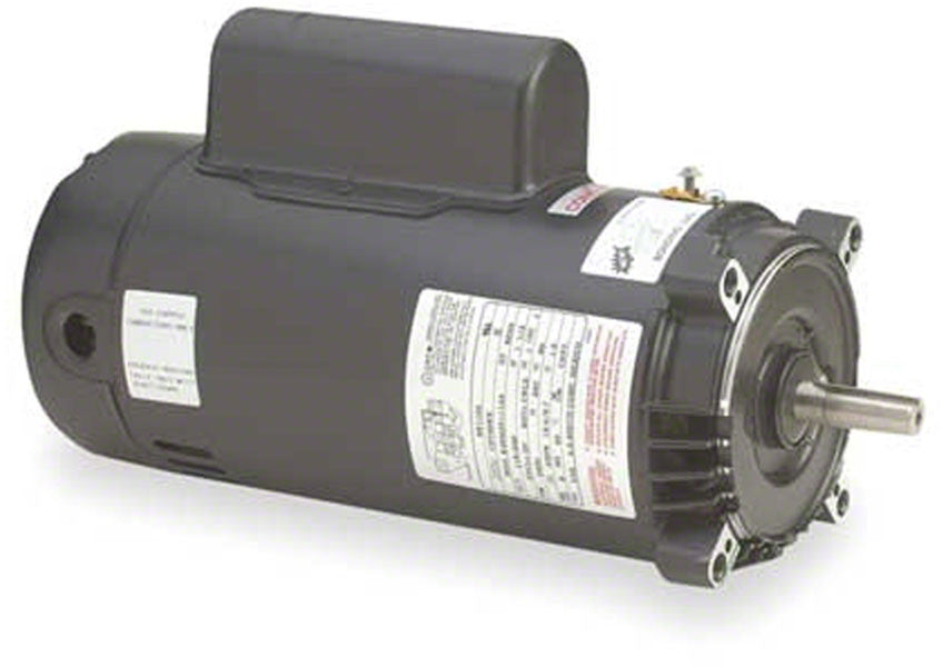 2 HP Pump Motor 56C Frame - 1-Speed 1-Phase 230 Volts - Full-Rated - Energy Efficient