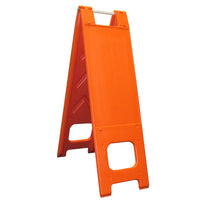 Sign Floor Stand With 12 x 18 Inch Sign Panel - Open Bottom