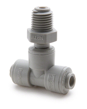 Male Tee Swivel 1/2 O.D. x 1/4 Inch FPTF - Tube to Pipe - TrueSeal