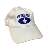 Lifeguard Low Profile Hat - White With Blue Logo