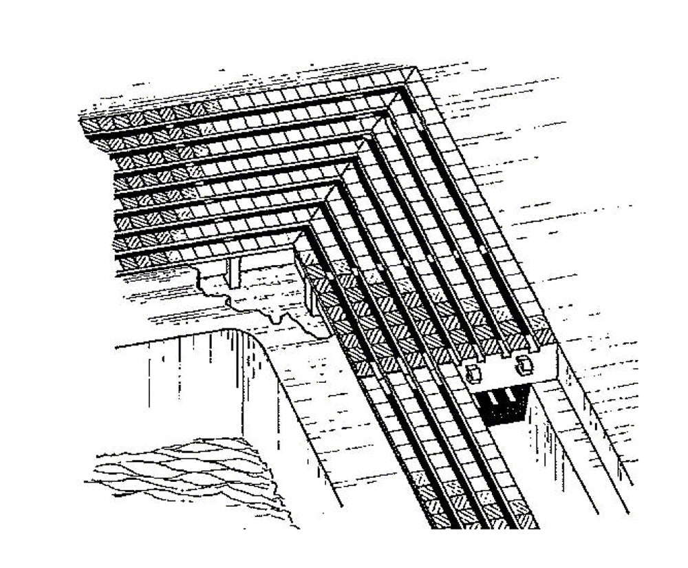 SuperGrip Parallel Grating Corner 90 Degrees 8 Inch Outside - White