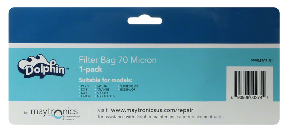 DX3/DX4 Fine Filter Bag - 70 Microns