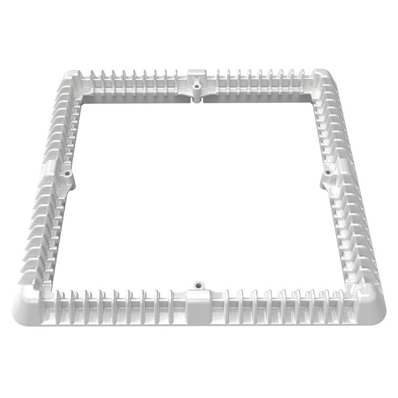 12 Inch Square Retro Fit Vented Riser Ring Frame - White