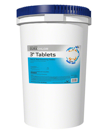 DuraChlor Tabs Stabilized Chlorine 3 Inch - 50 Lbs.