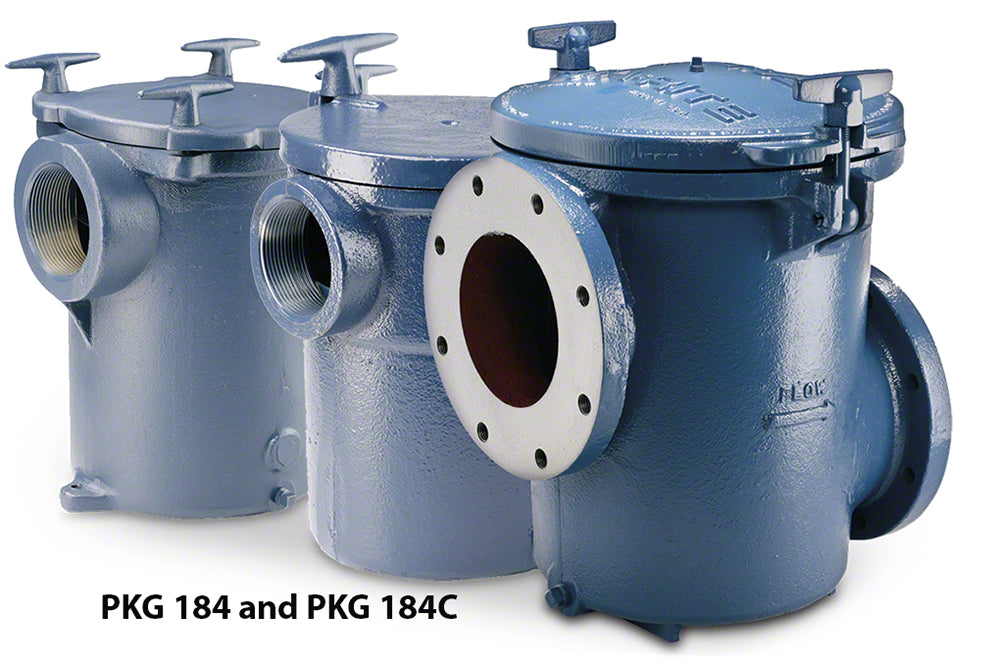 CSP/CCSP Hair Lint Strainer Package - 6 Inch ANSI Flange - Cast Iron