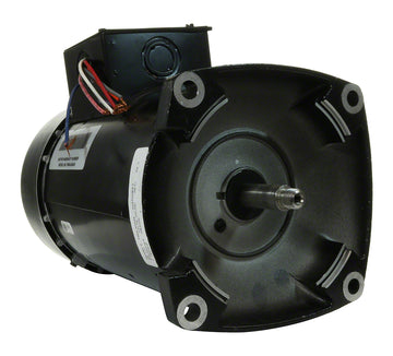 2 HP Pump Motor 48Y Square Flange - 1-Speed 3-Phase 208-230/460 Volts - TEFC