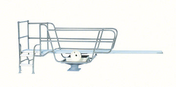 Duradapt 1 Meter Diving Tower Flanged Pedestal and Side Ladder - Ultraflyte Grade