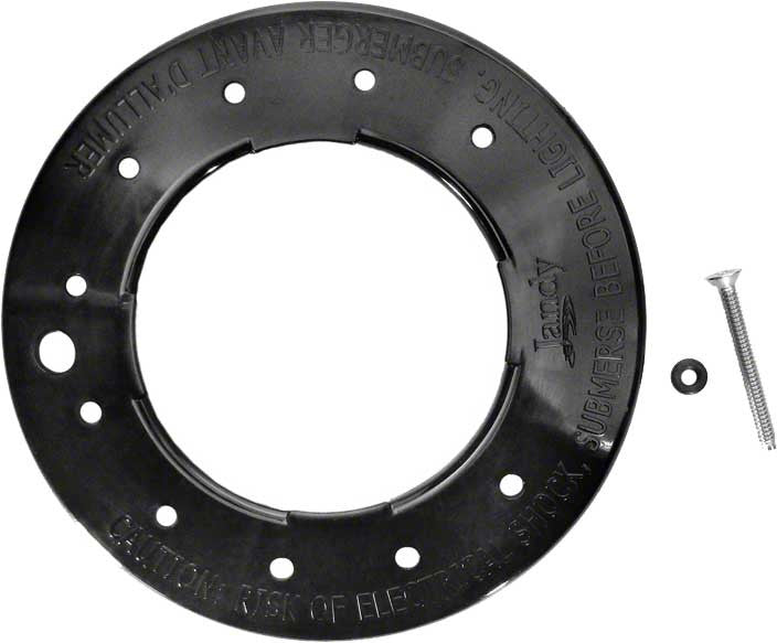 WaterColors Plastic Face Ring - Black