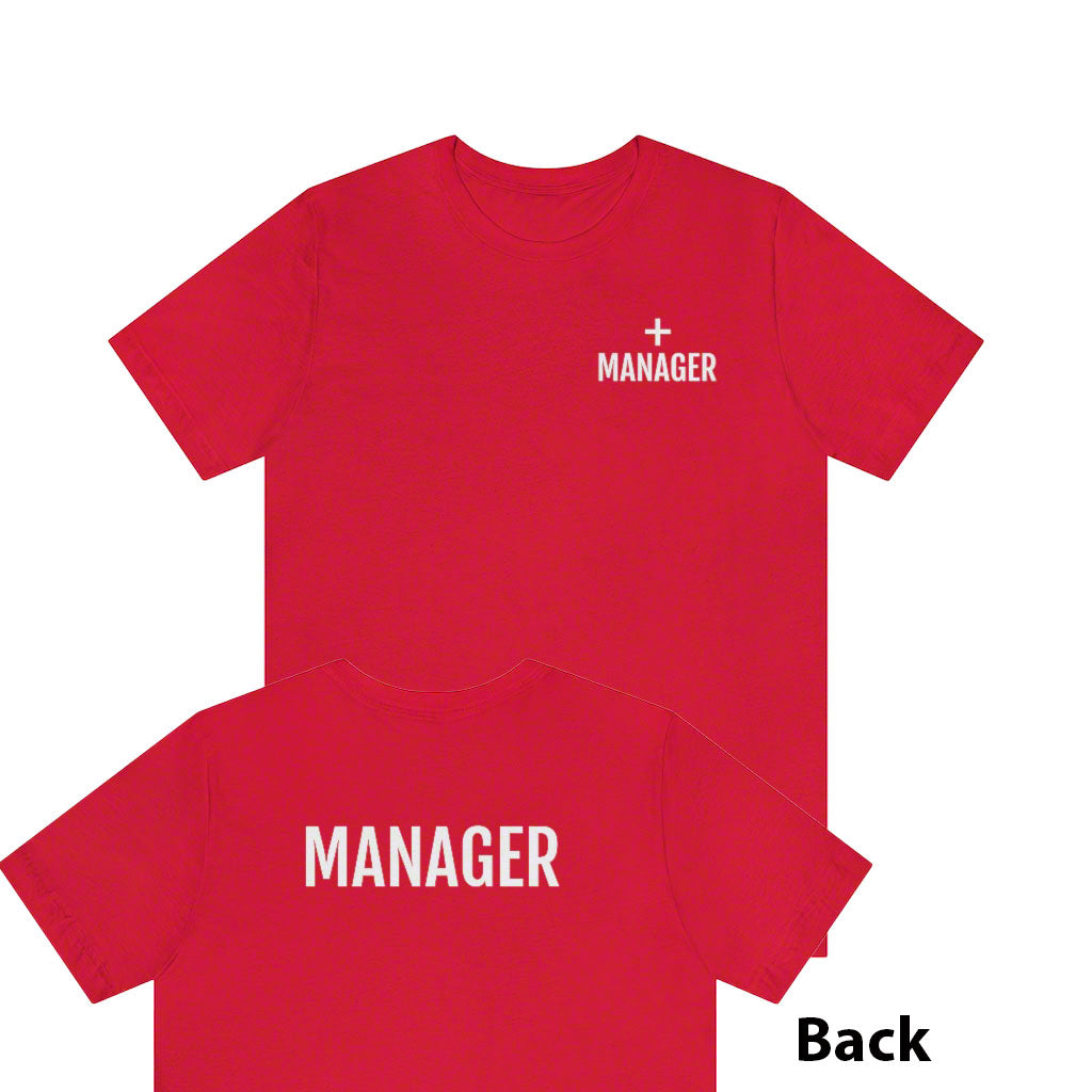 Manager Short Sleeve T-Shirt - Red
