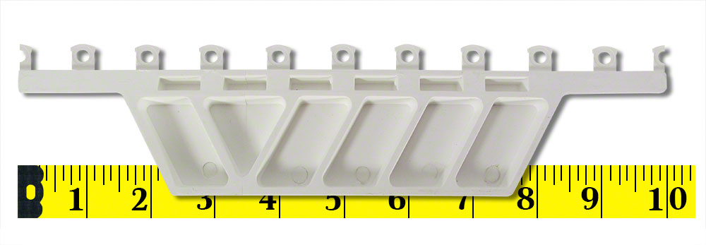 SuperGrip Parallel Grating Radial Support 10 Inch - White