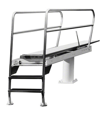 1 Meter Deluxe Commercial Pool Diving Tower With Heel Ladder