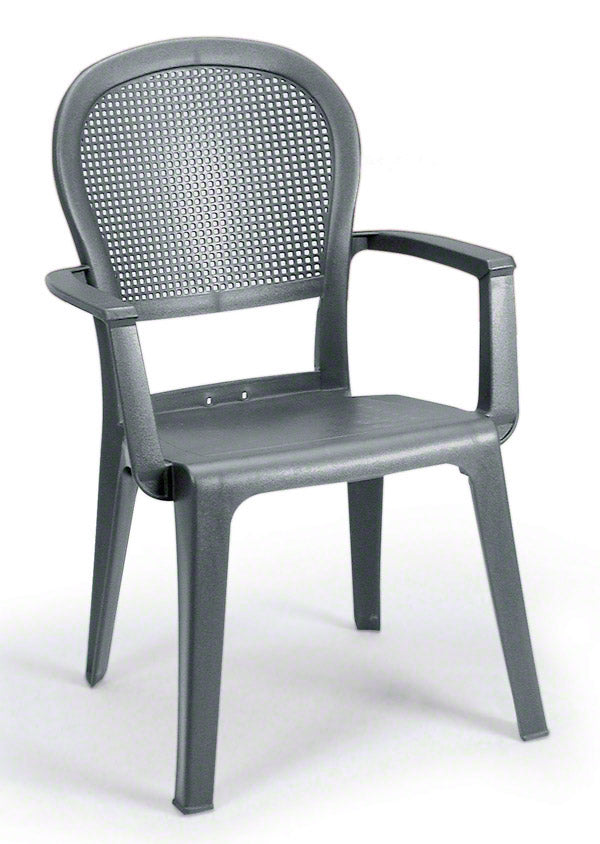 Seville Highback Armchair - Charcoal (Must Order in Multiples of 4)