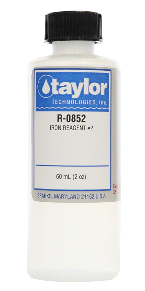 Taylor Iron Reagent #2 - 2 Oz. (60 mL) Bottle - R-0852-C