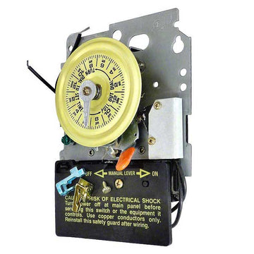 Mechanical 24-Hour Time Switch Mechanism Only With Heater Protection - DPST 208-277 Volts